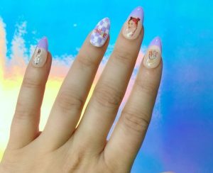 calcomanía deslizante para uñas