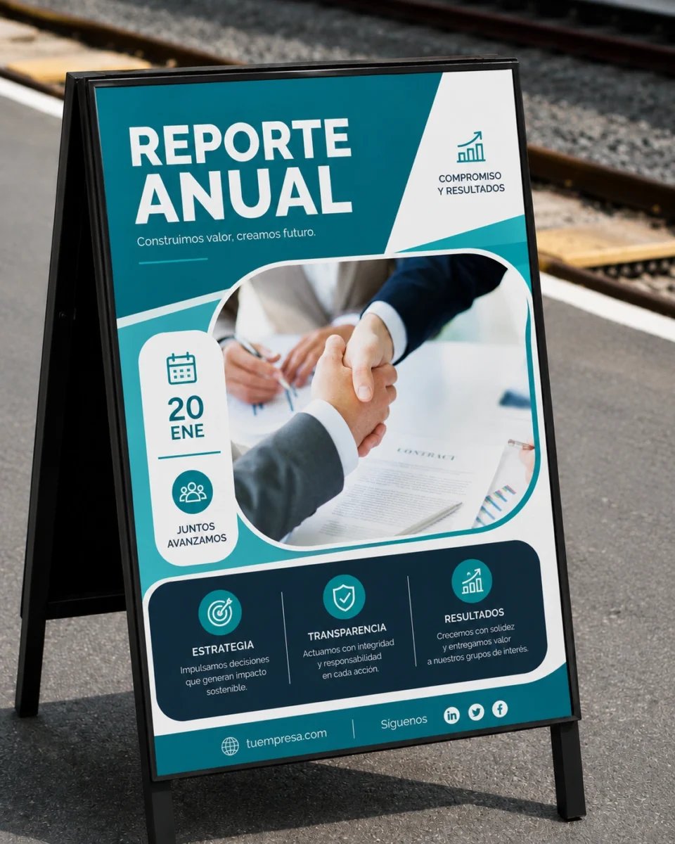 caballete publicitario