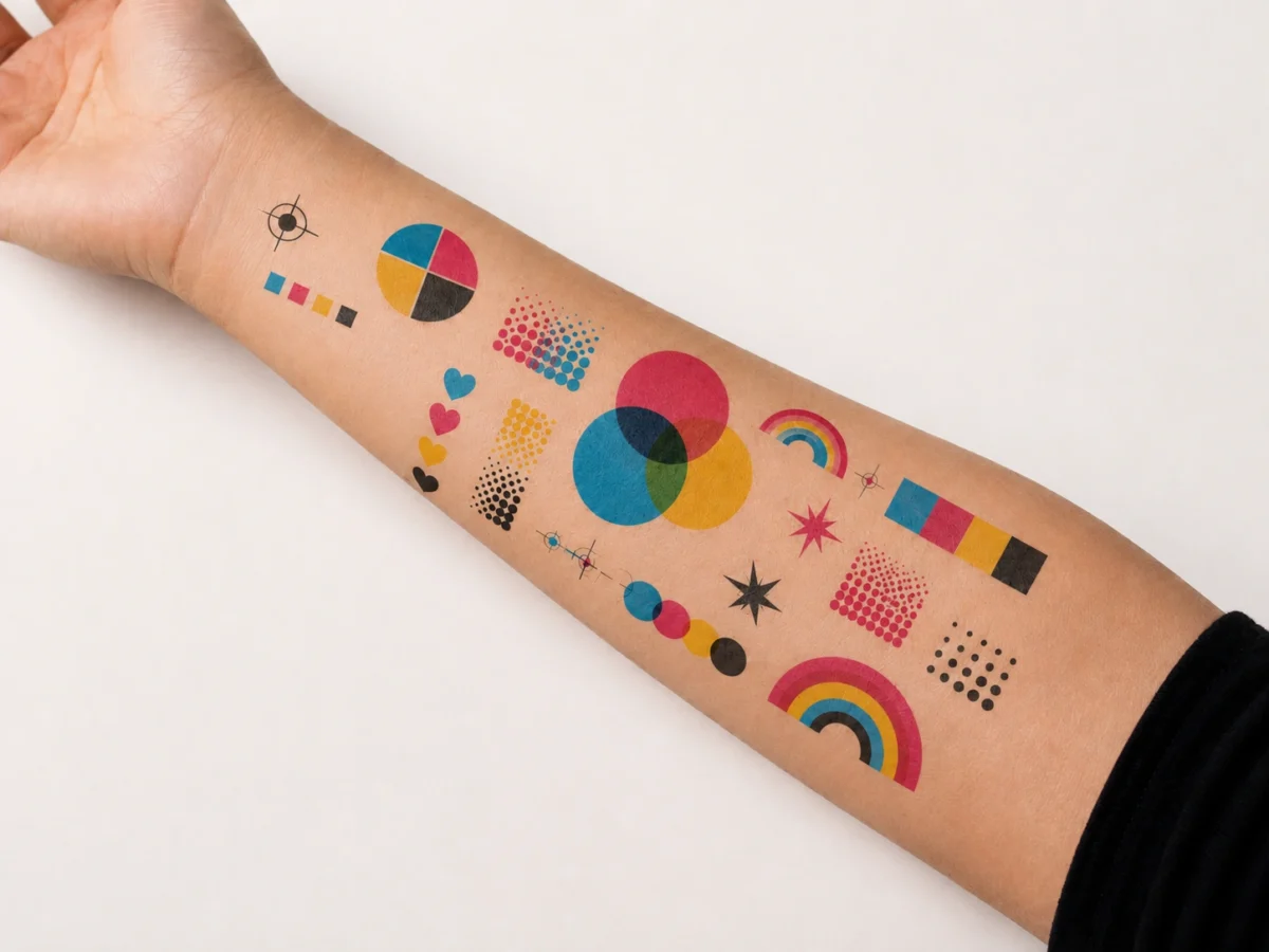 tatuaje cuatricromia