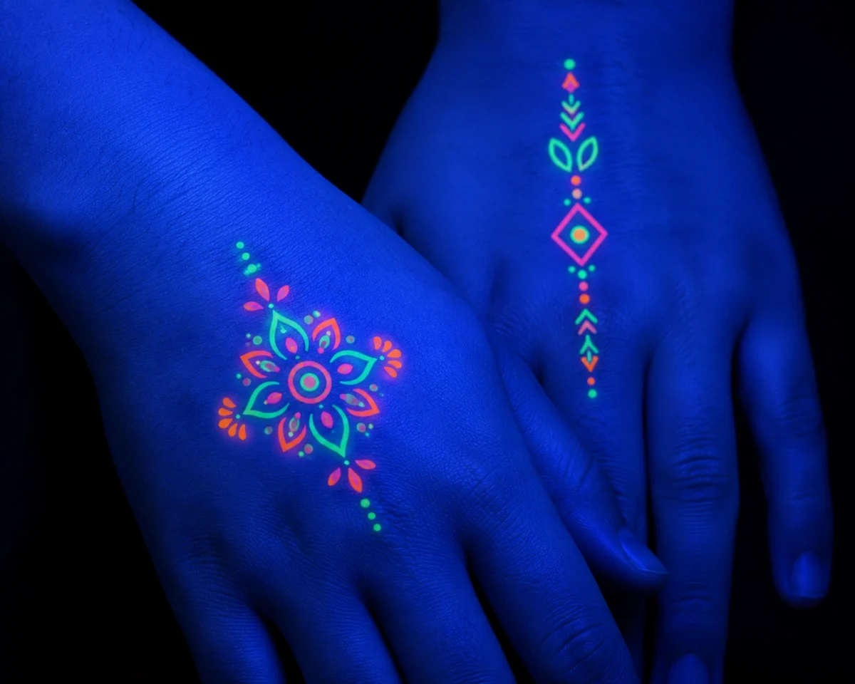 tatuaje fotolumiscente