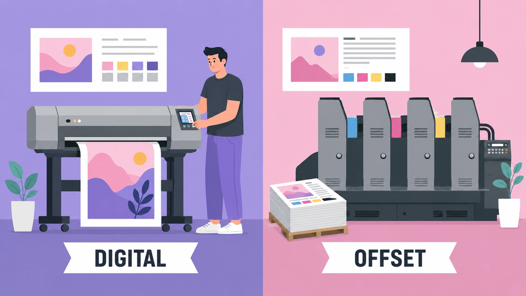 impresion digital y offset