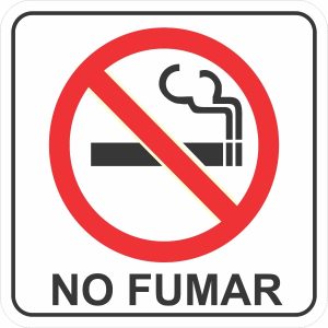 Señal de prohibido fumar