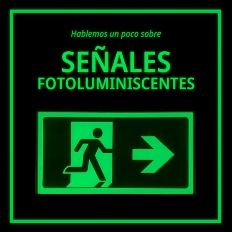 Señales fotoluminiscentes