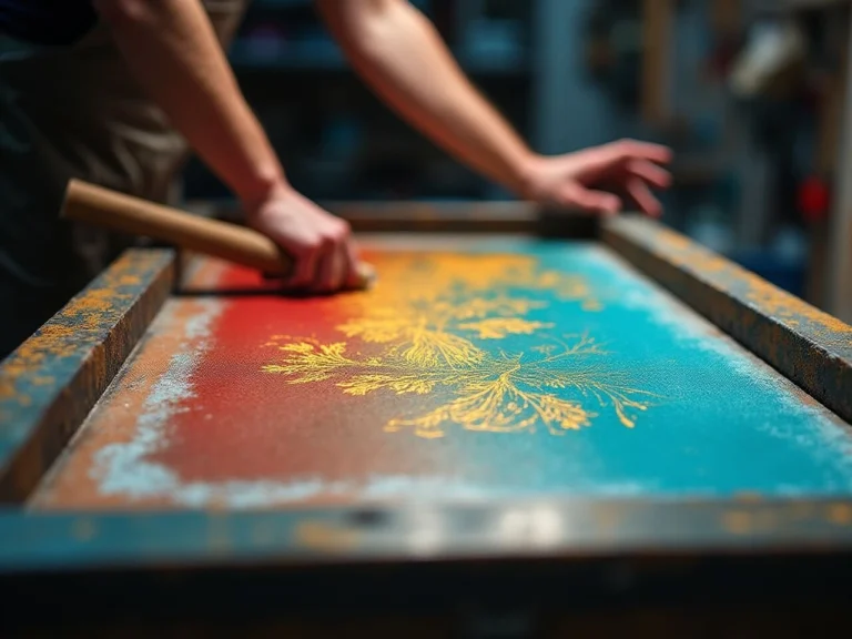 imagen sobre la el arte y la función de la serigrafía