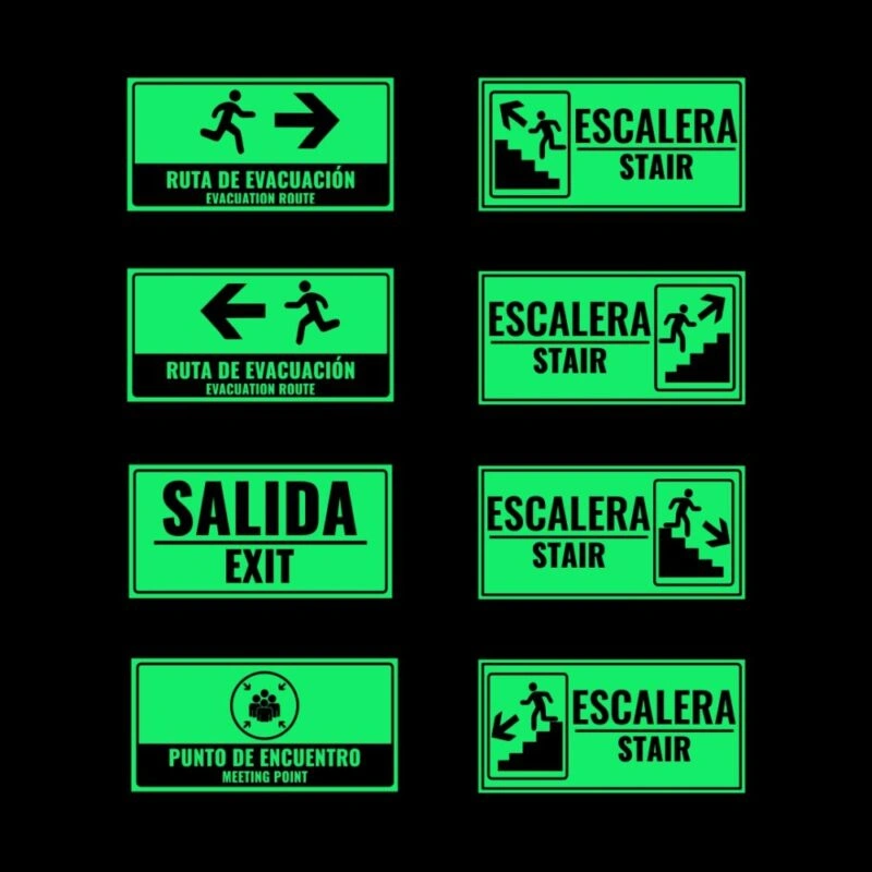 Señales fotoluminiscentes